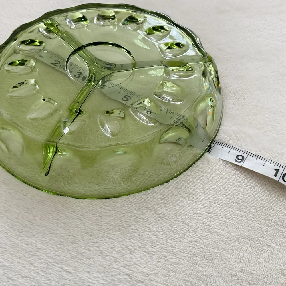 Vintage green glass